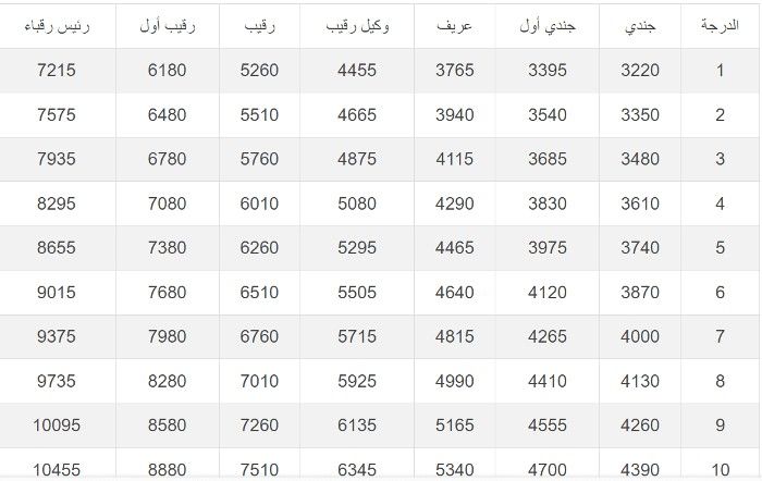 تعرف على سلم الرواتب الجديدة بعد الزيادة في السعودية..وزارة المالية