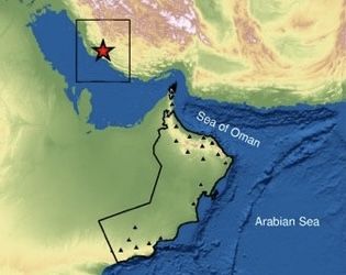 هزة أرضية متوسطة تبعد 447 كم شمال غرب مدينة خصب