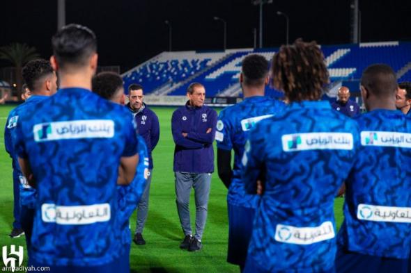 الهلال ينهي تحضيرات مواجهة الفيحاء