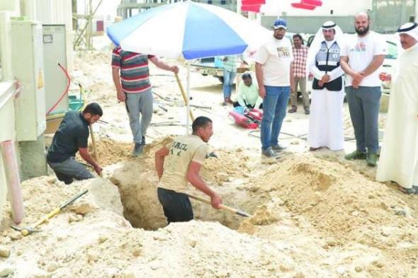 «الكهرباء» توصل التيار إلى أول قسيمة بـ «المطلاع»