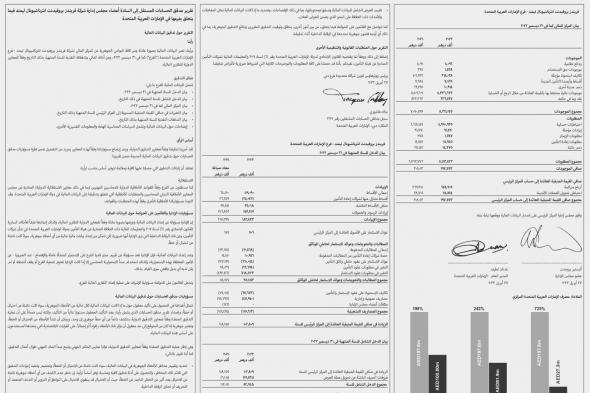 تقرير مدقق الحسابات المستقل إلى أعضاء مجلس إدارة شركة فريندز بروفيدنت انترناشيونال ليمتد