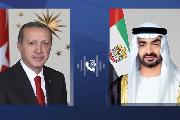 رئيس الدولة يهنئ هاتفياً أردوغان بمناسبة إعادة انتخابه رئيساً لتركيا