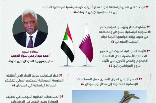 السفير السوداني: قطر تقف دائماً إلى جوار شعبنا