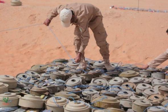 مسام: نزع 572 لغماً وذخيرة غير منفجرة وعبوة ناسفة خلال الأسبوع الأول من يوليو