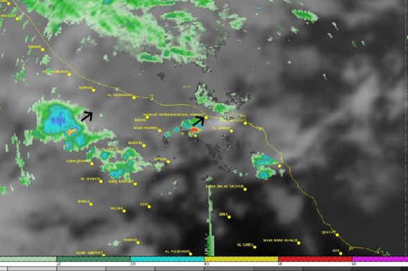 أمطار متفاوتة الغزارة على بعض المحافظات