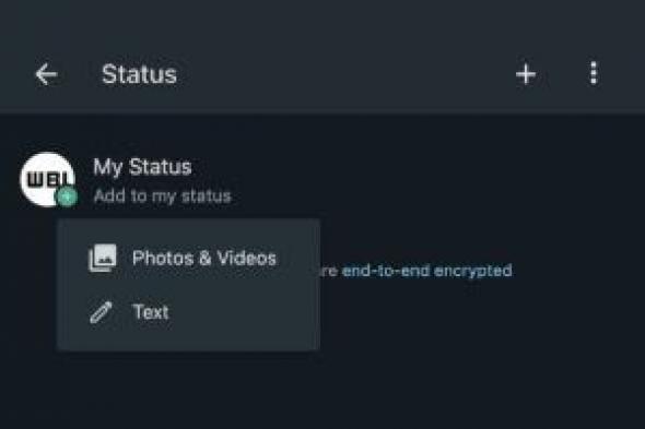 واتساب يختبر ميزة هامة للمهتمين بنشر الحالات