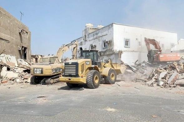 سكان هذه الأحياء يصحئون على خبر مفزع.. أمانة جدة تبداء إزالة هذه الأحياء الجديدة بصورة مستعجلة!!