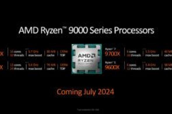 AMD تكشف عن الجيل الجديد من معالجاتها الرائدة لأجهزة الكمبيوتر