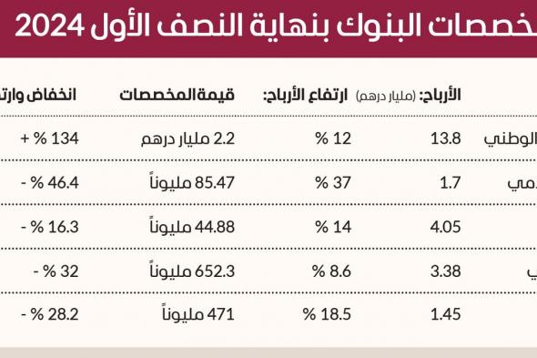 32 % تراجع مخصصات بنوك دبي خلال النصف الأول