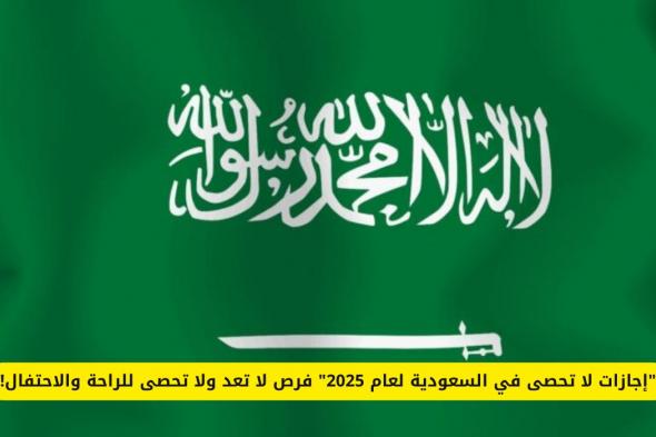 دليل إجازات السعودية 2025: فرص مثالية للاسترخاء والاحتفال!